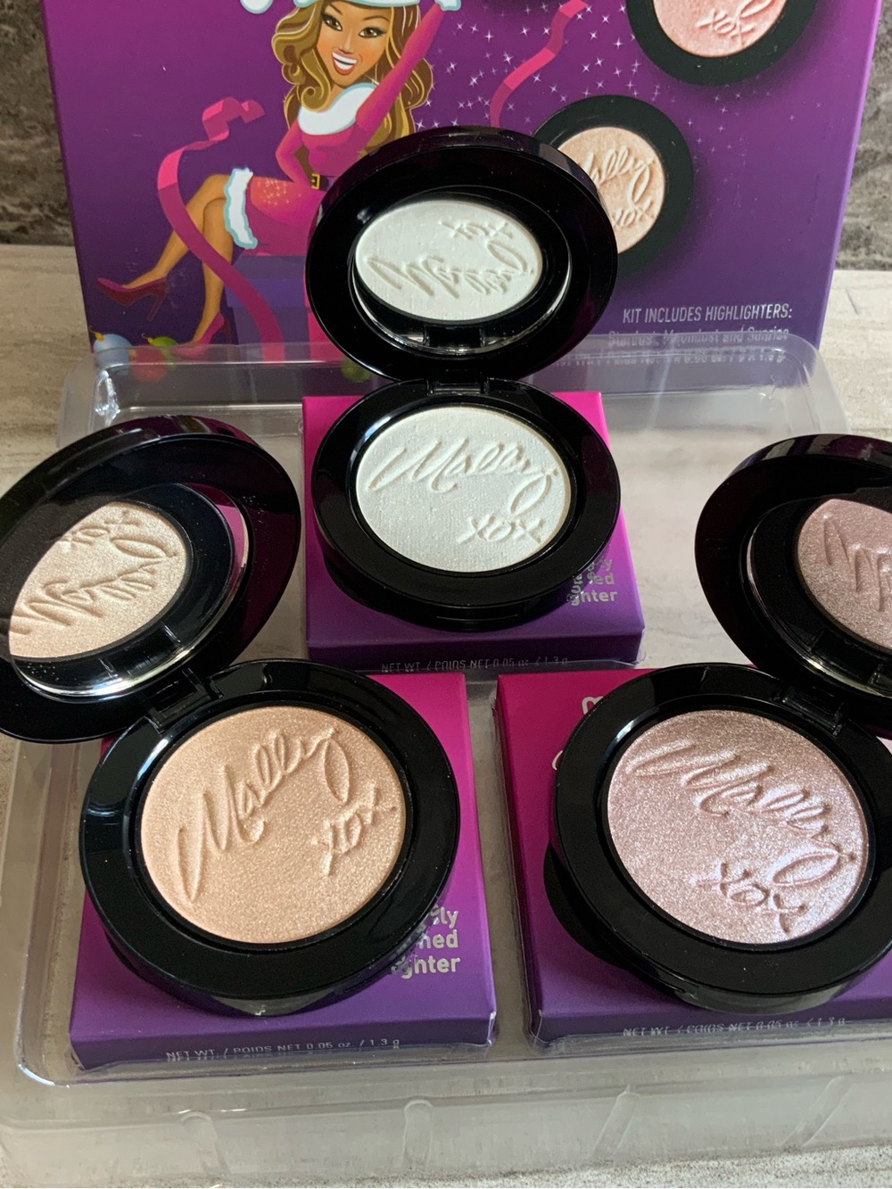 Mally effortlessly airbrushed highlighter 3 in box